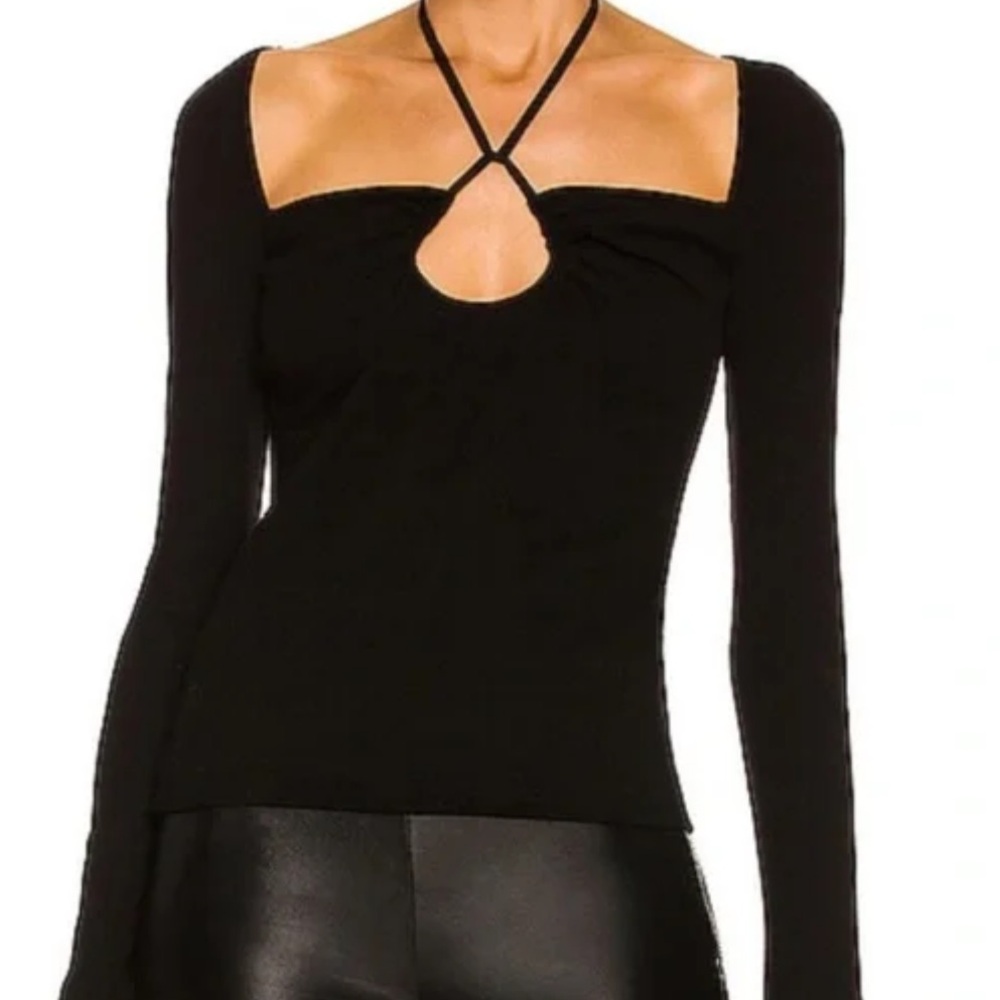 Rosetta Getty keyhole long sleeve